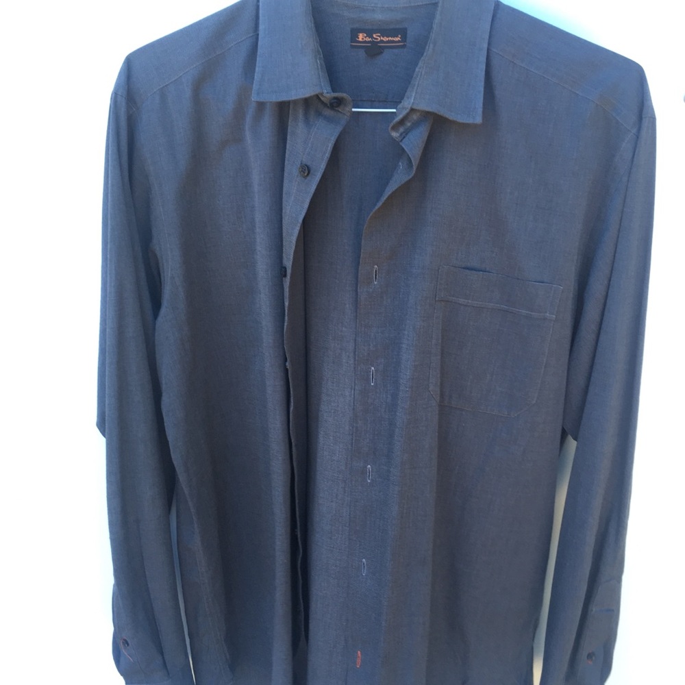 Ben Sherman gray dress shirt
